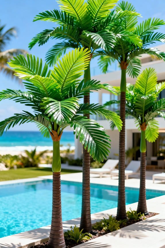 artificial palm tree selection