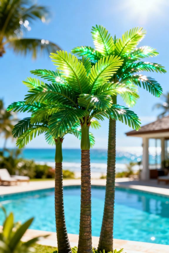 artificial palm trees selection