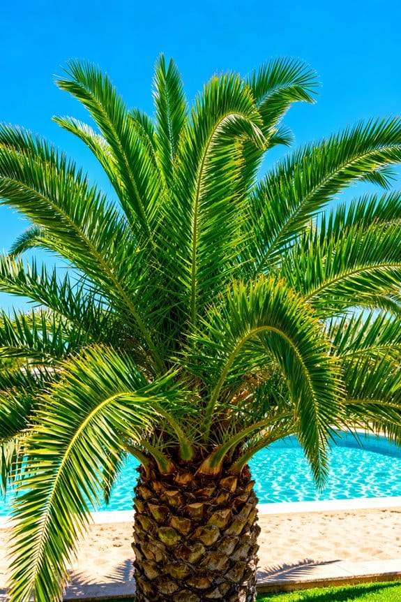 choosing patio palm trees
