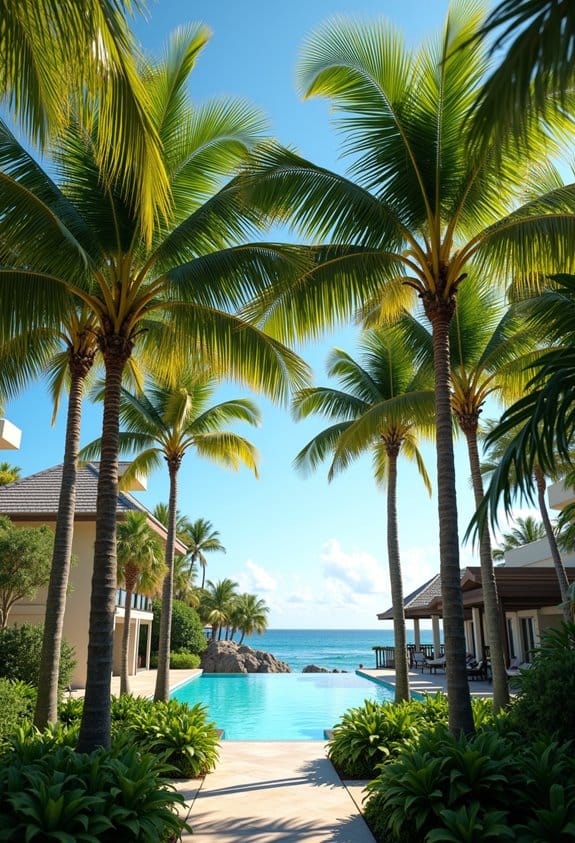 coastal gardens palm windbreaks