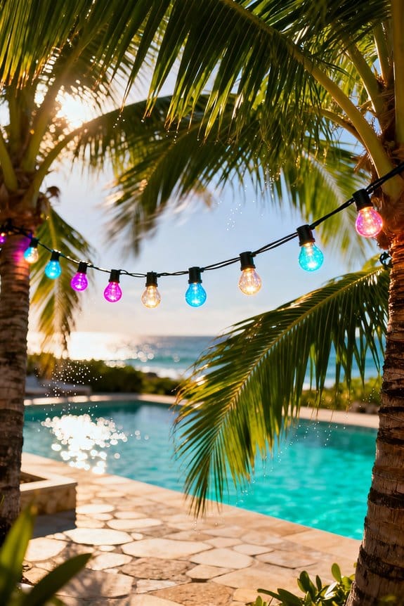 coastal palm tree lights