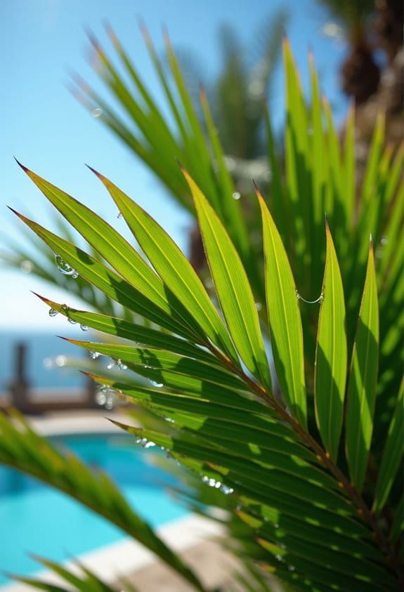 daily watering for palms