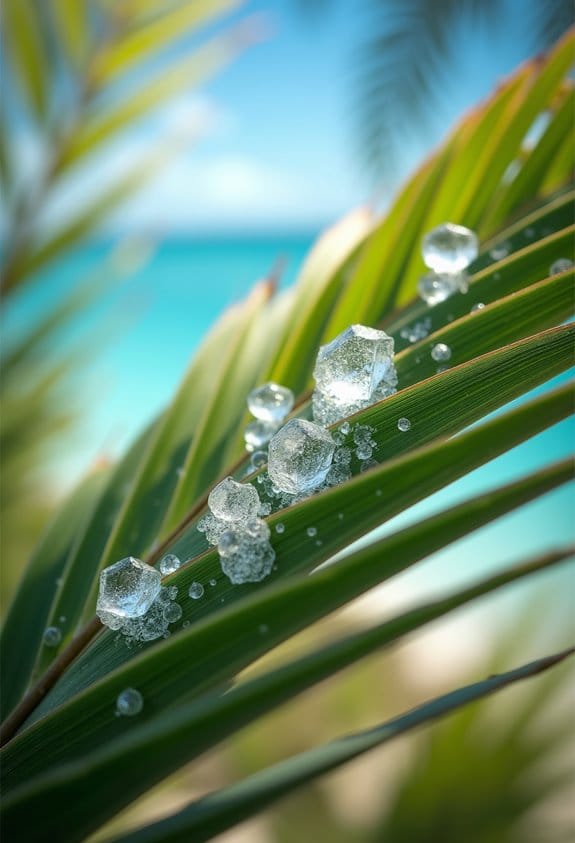 durable palm waxy coating