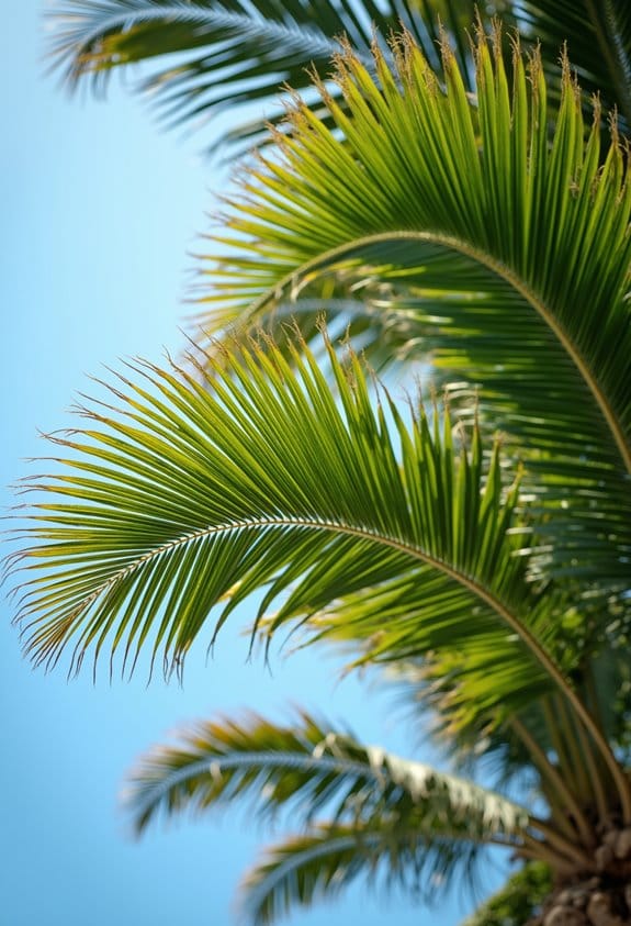 durable portable palm decor