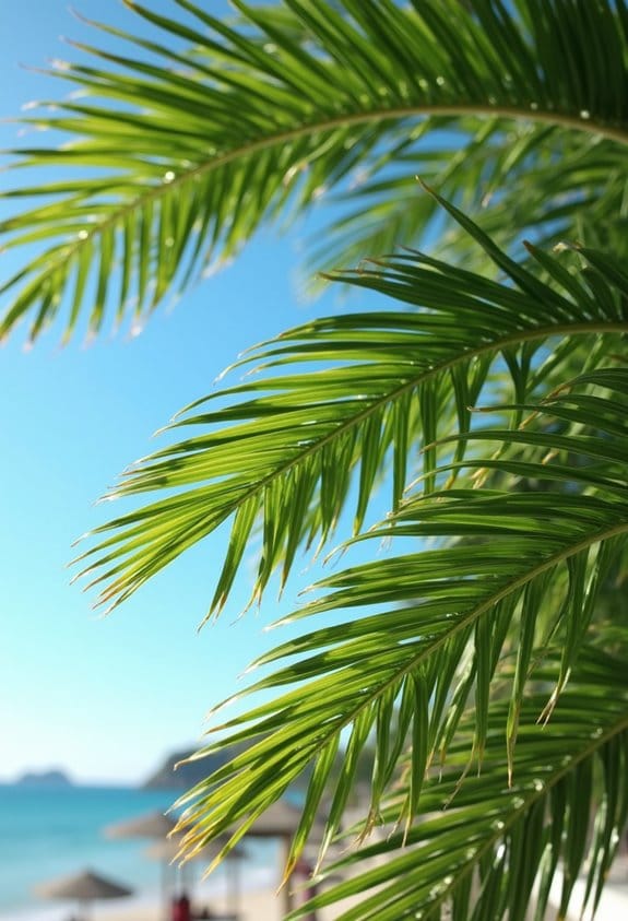 durable realistic palm decor