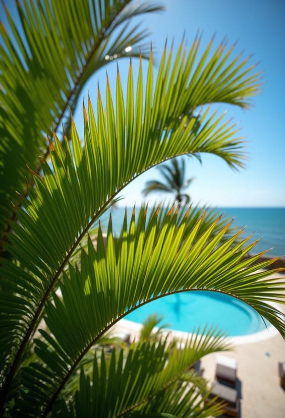 durable stylish palm fence