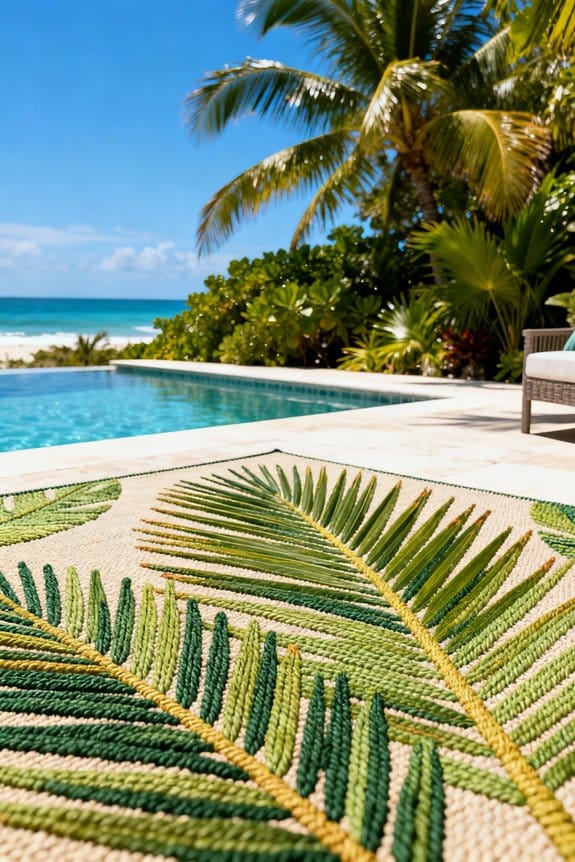 durable stylish patio rugs
