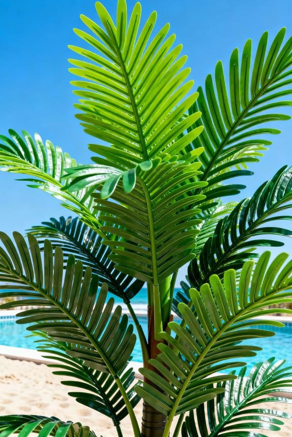durable uv resistant palm trees