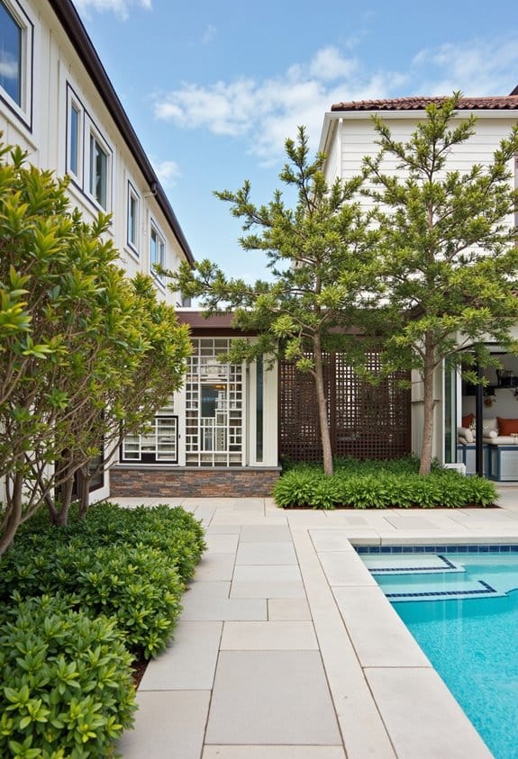 durable weather resistant poolside materials