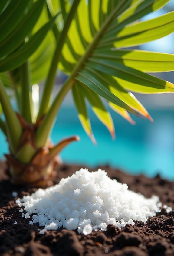epsom salt enhances palm growth