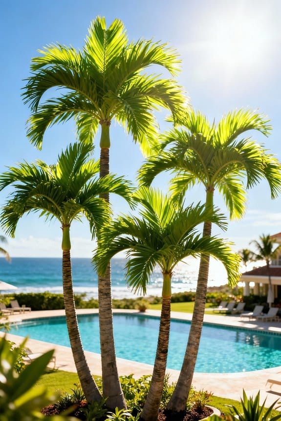 fade resistant palm trees