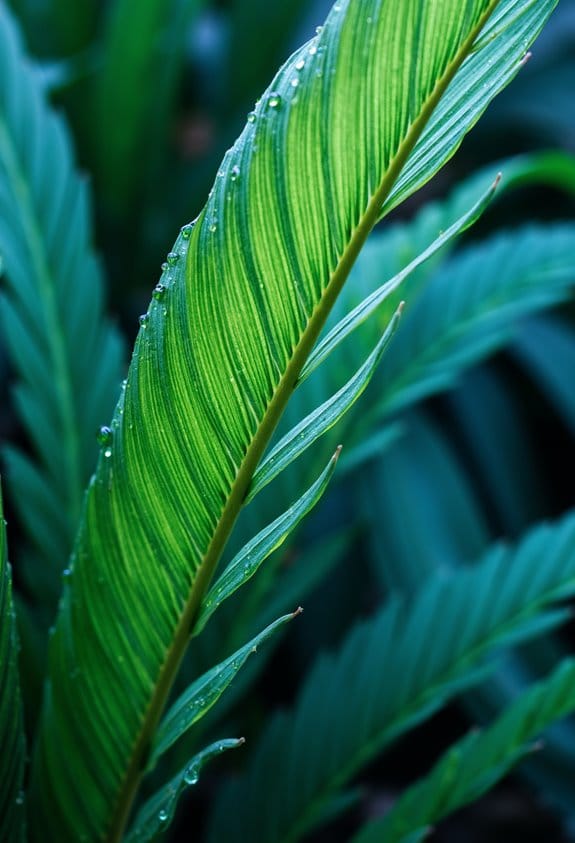 jewel tones enhancing greenery
