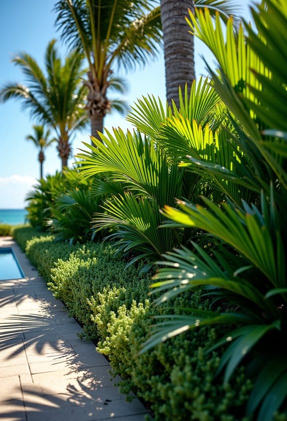 layered windbreak planting design