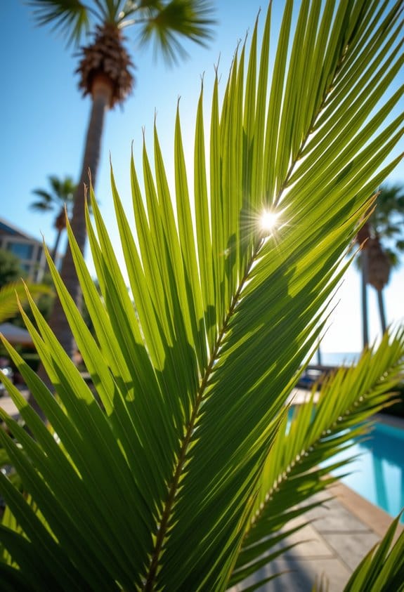 optimal outdoor palm timing