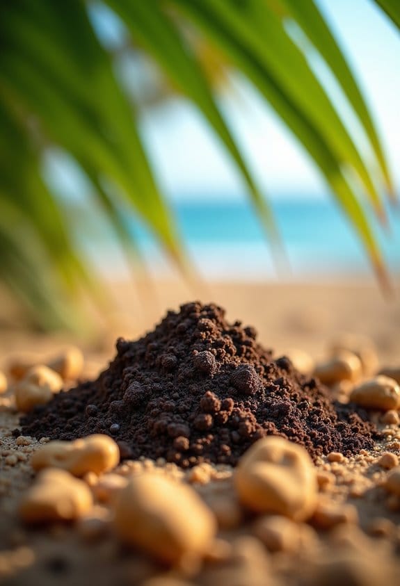 organic matter benefits sandy soil
