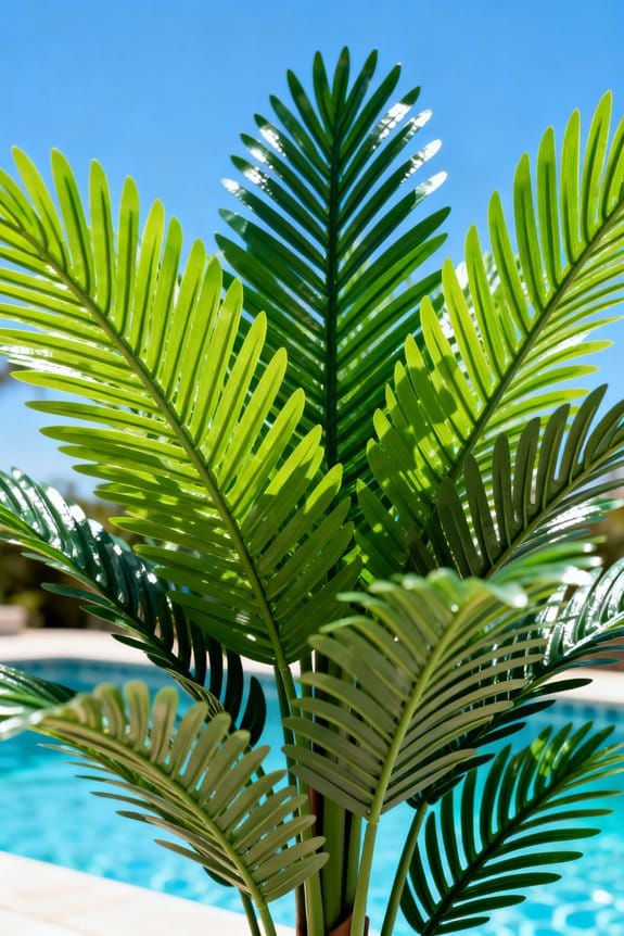 outdoor artificial palm selection