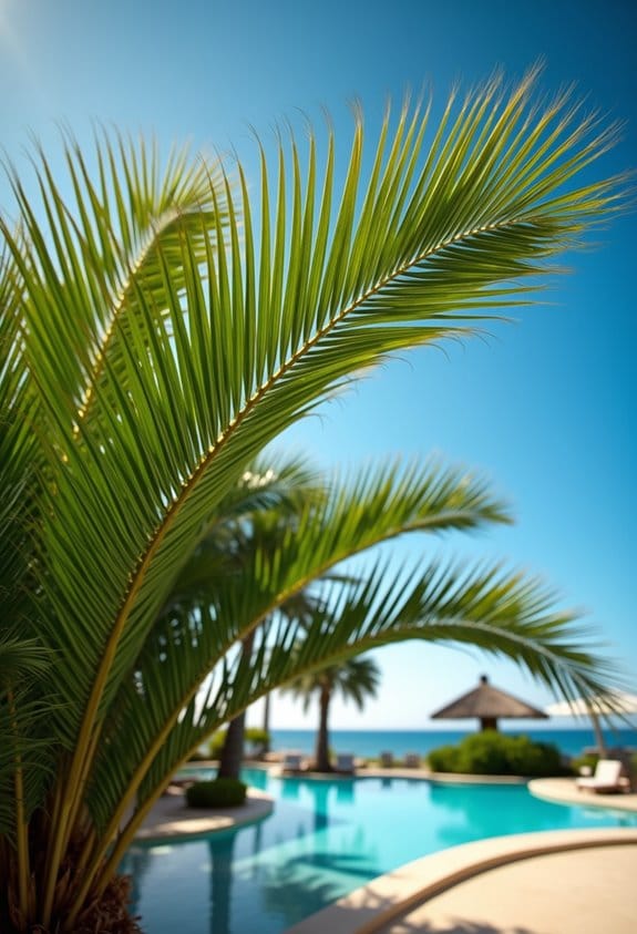 outdoor palm lamp selection