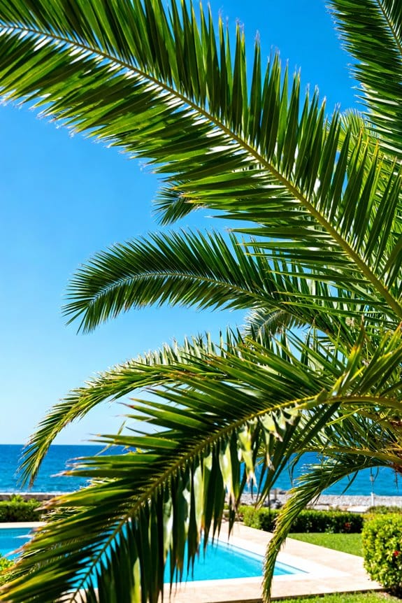 outdoor palm tree durability