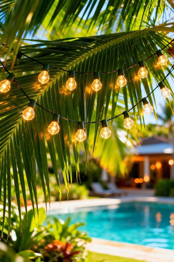 outdoor palm tree lights