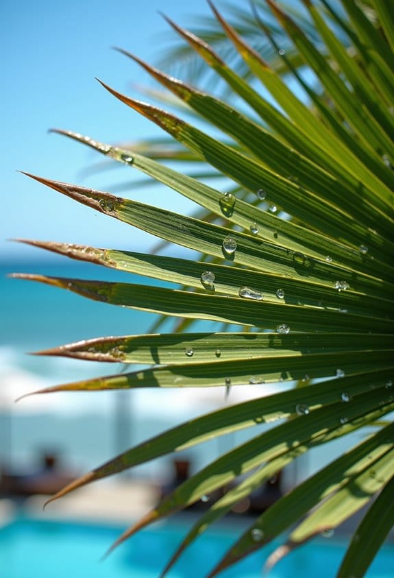 palm adaptations for sunlight