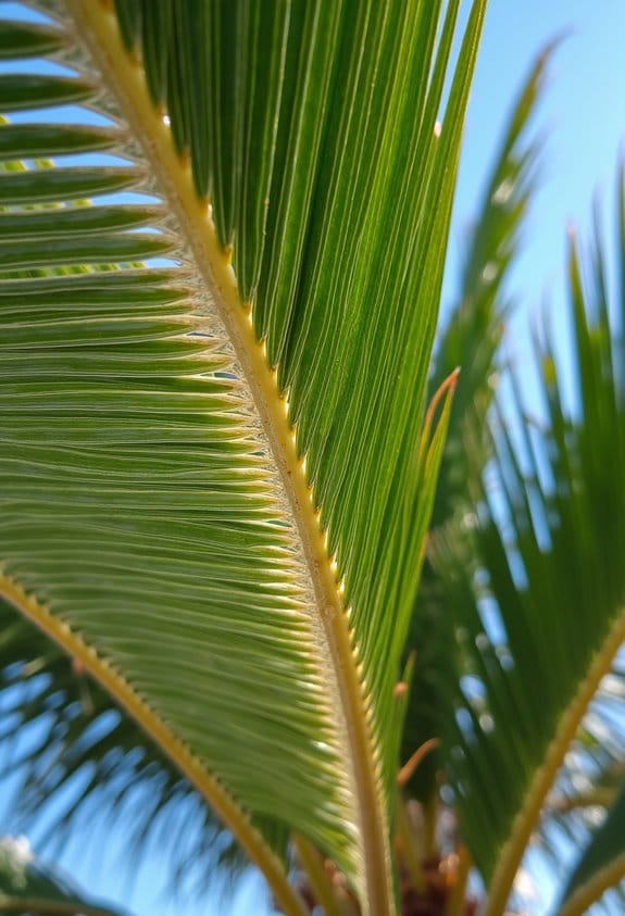 palm adaptations to uv radiation