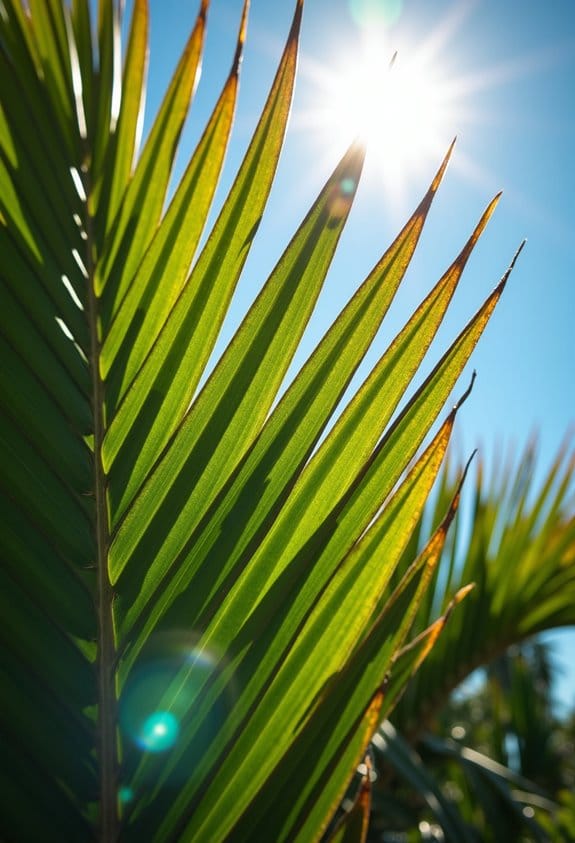 palm species sunlight requirements