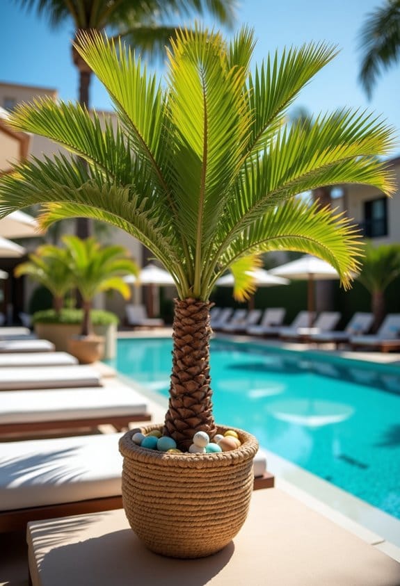 palm tree easter decorations
