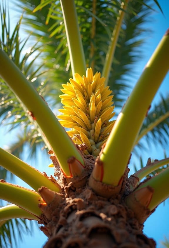 palm tree flower management