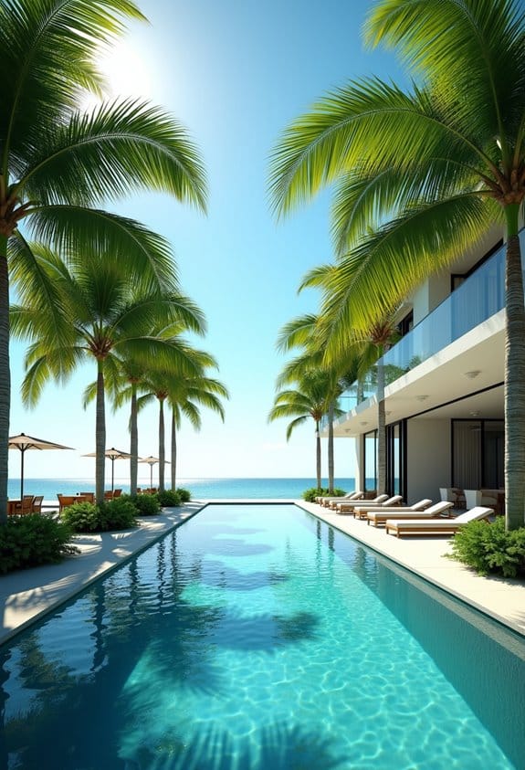 palm tree inspired design
