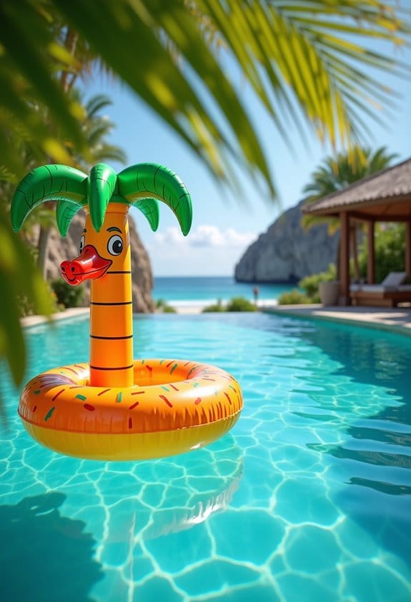 palm tree pool floats