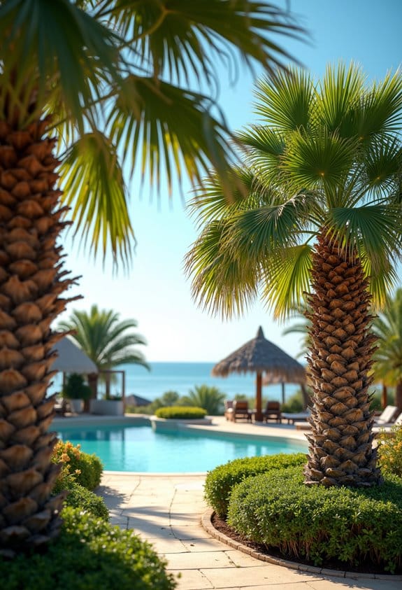 palm tree species growth rates