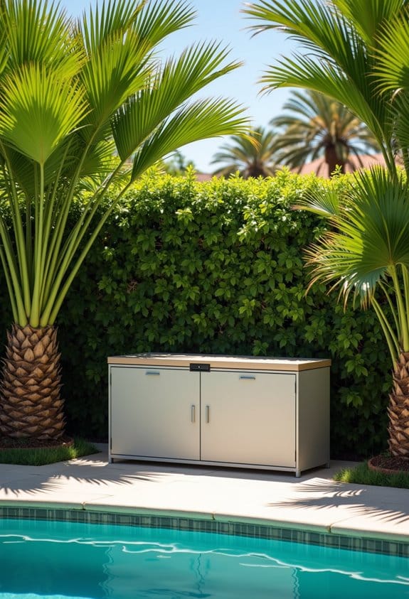 palm tree tool storage