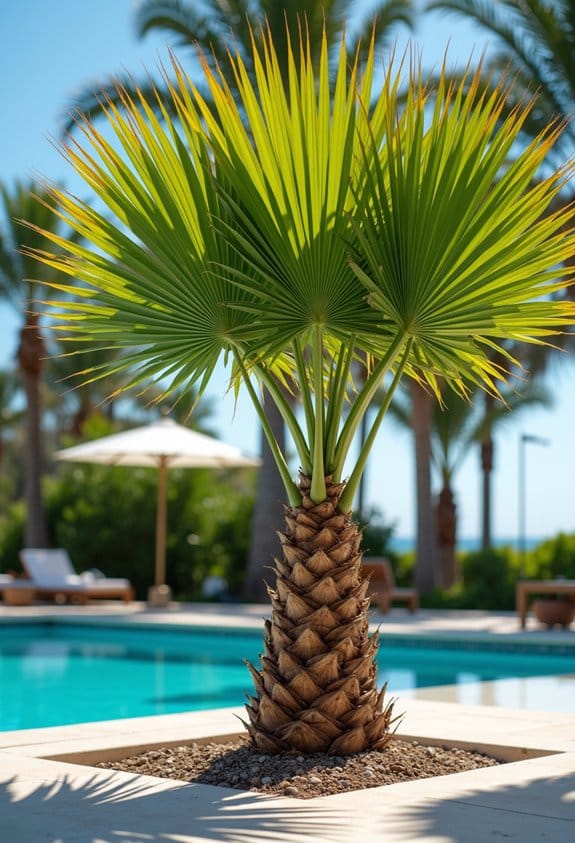 palm tree wind barriers