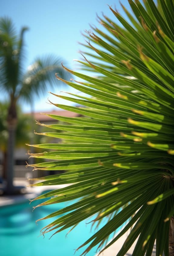 palm trees cool urban heat