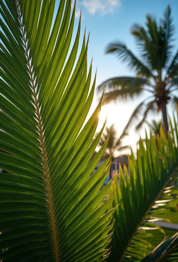 palms enhance landscape aesthetics