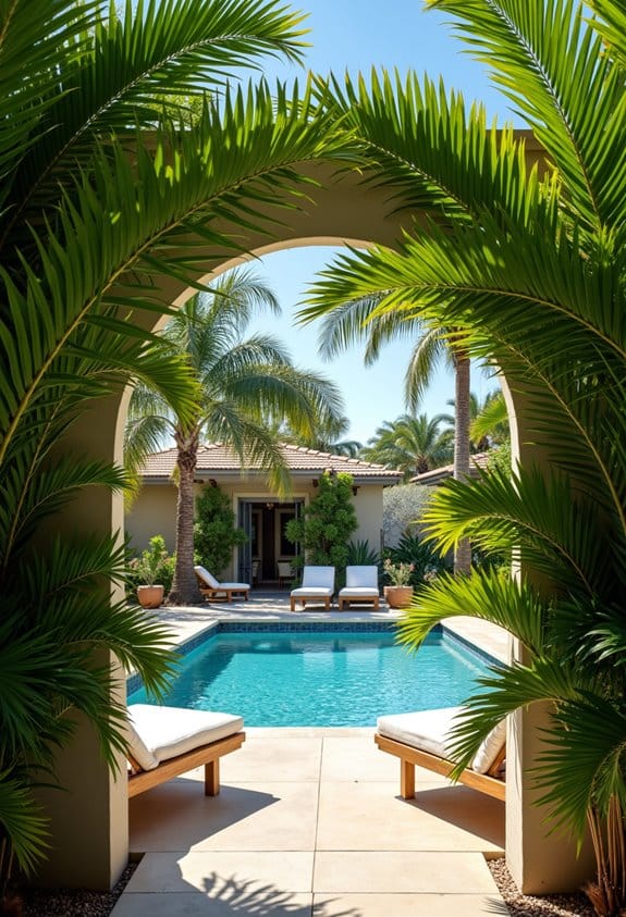 palms for outdoor aesthetics