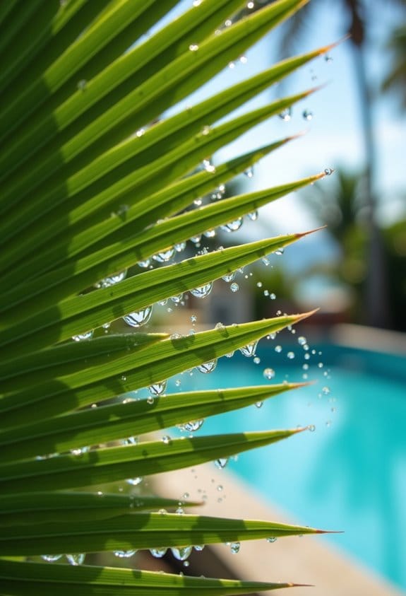 proper palm tree hydration