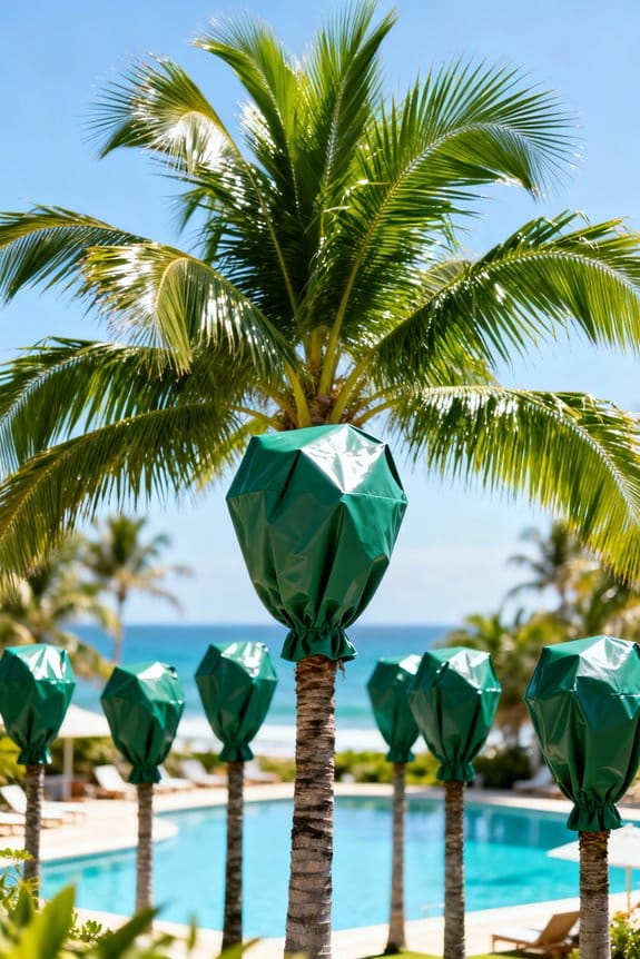 protect palm trees winter