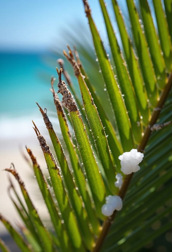 salt spray impacts coastal plants