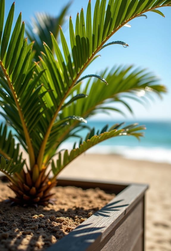 salt tolerant palm varieties selected