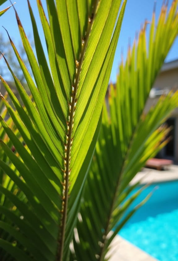 seasonal palm growth observations