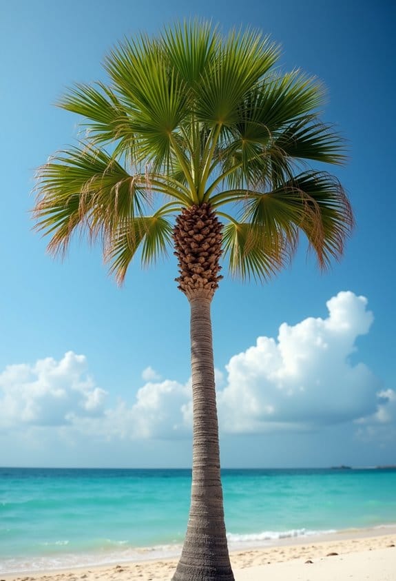 sleek upright palm aesthetics