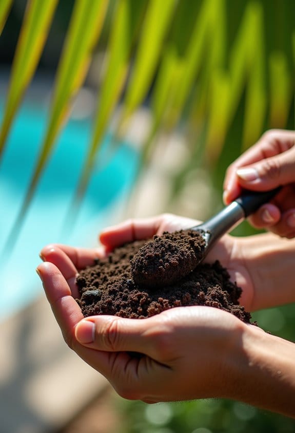 soil sampling for palms