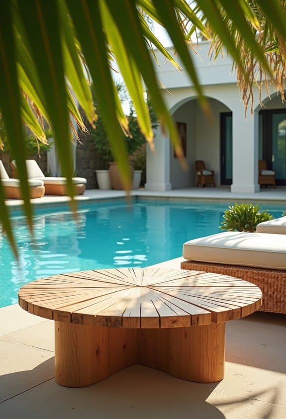 stylish outdoor coffee tables