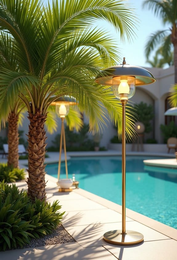 top outdoor palm lamps