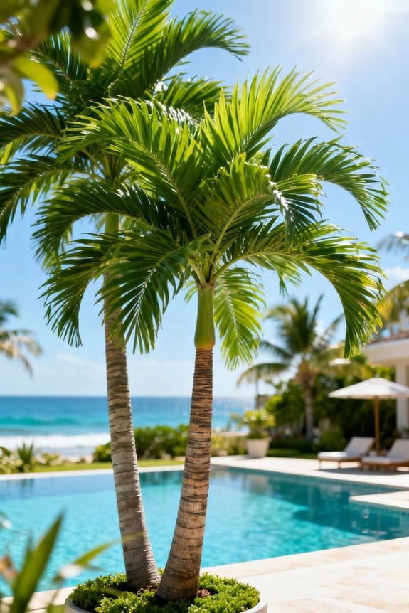 top outdoor palm trees