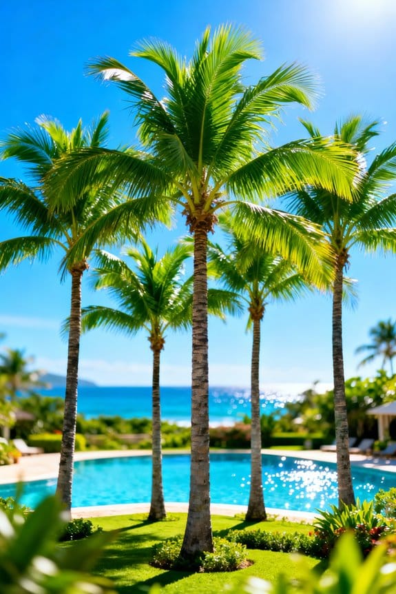 top outdoor palm trees