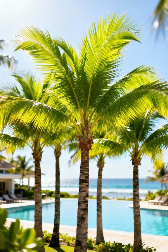 transform landscape with palms