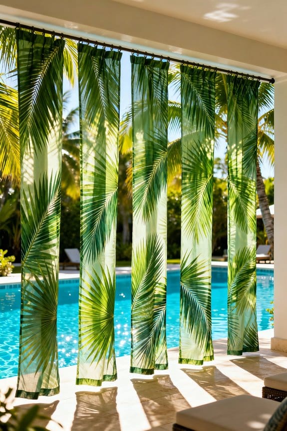 transform patio with curtains