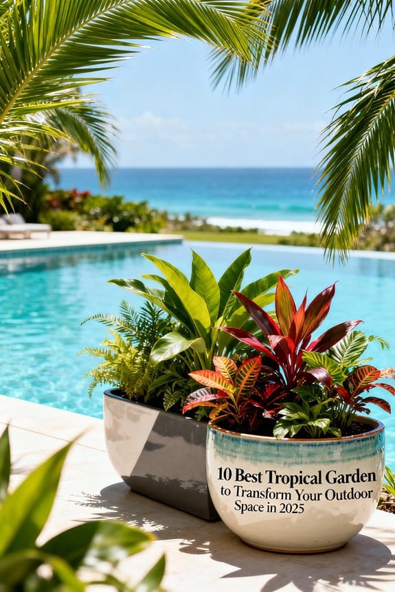 tropical garden planters 2025